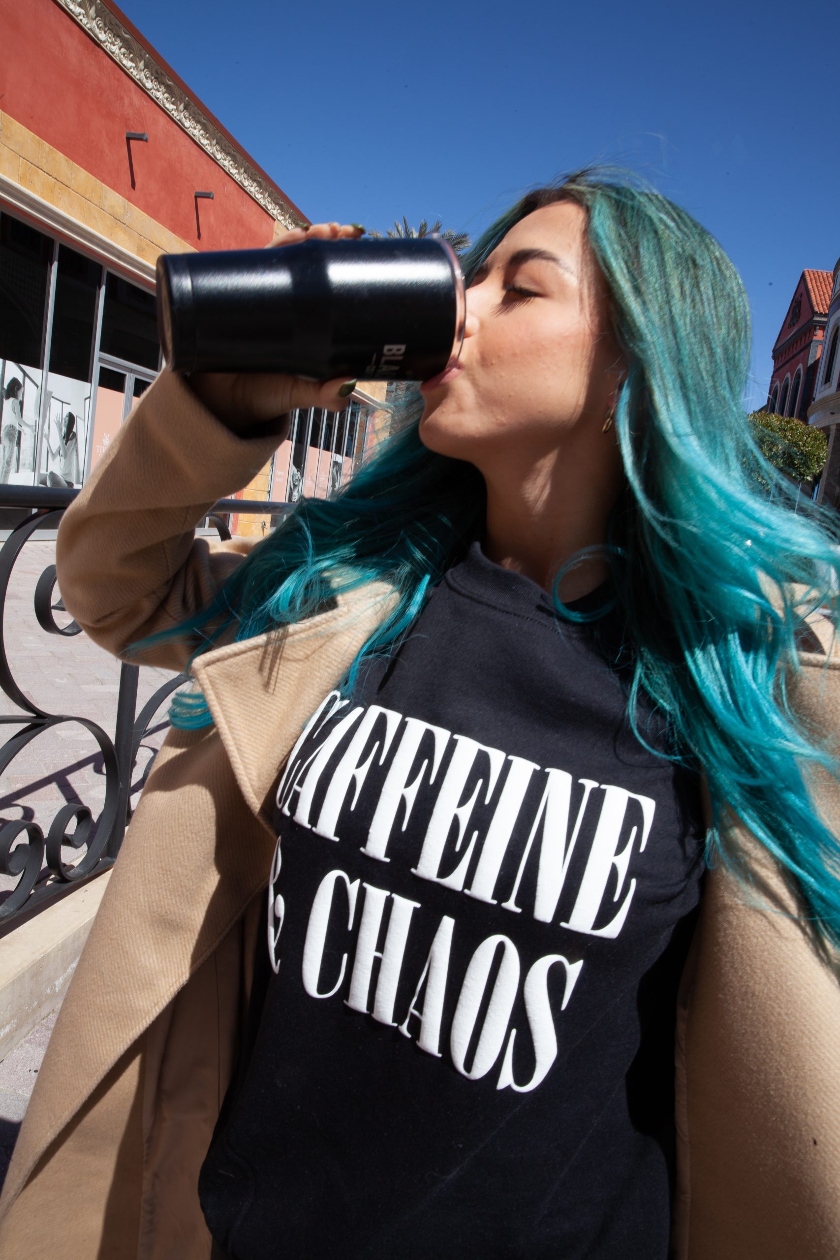 Sweatshirt Caffeine&Chaos - Image 3